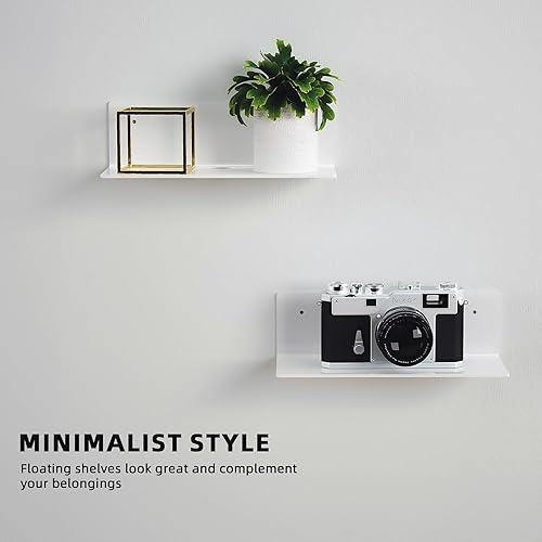 Miniatura 5 de Estantes de pared de acrílico para almacenamiento, estante flotante, estantes de exhibición de acrílico, repisas para figuras pop, plantas, foto de