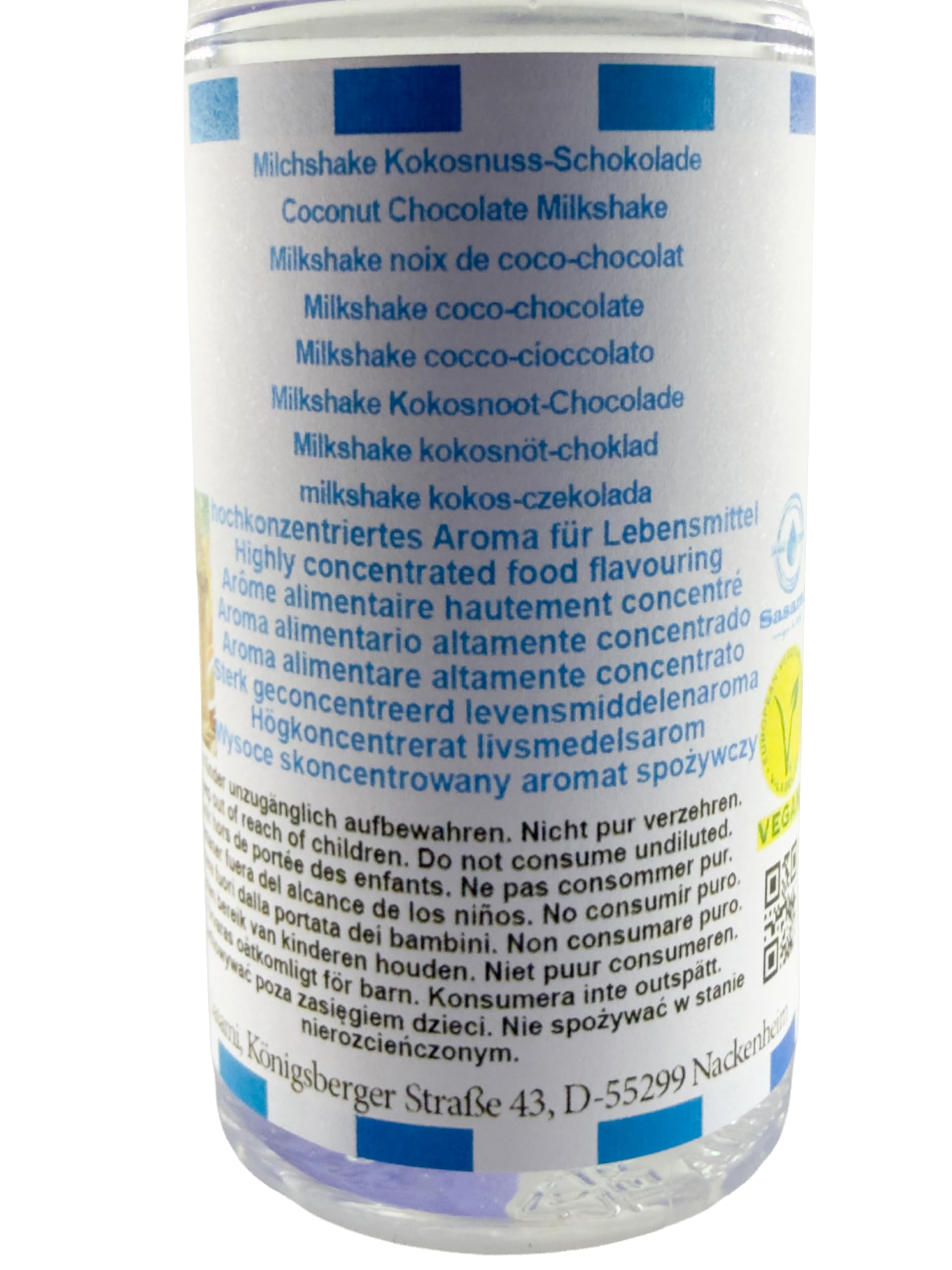 milkshake kokos-czekolada Aromat Koncentrat - wegański - Sasami - 100ml