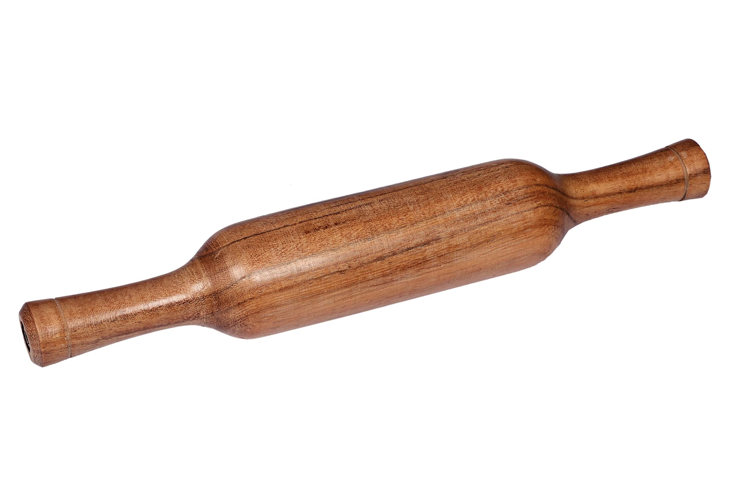 Tulika Collections Multi-Shaded Wooden Rolling Pin | Wooden Roti Roller Pin Roti Maker | Wooden Belan for Making Roti/Chapati Maker - 12 Inch