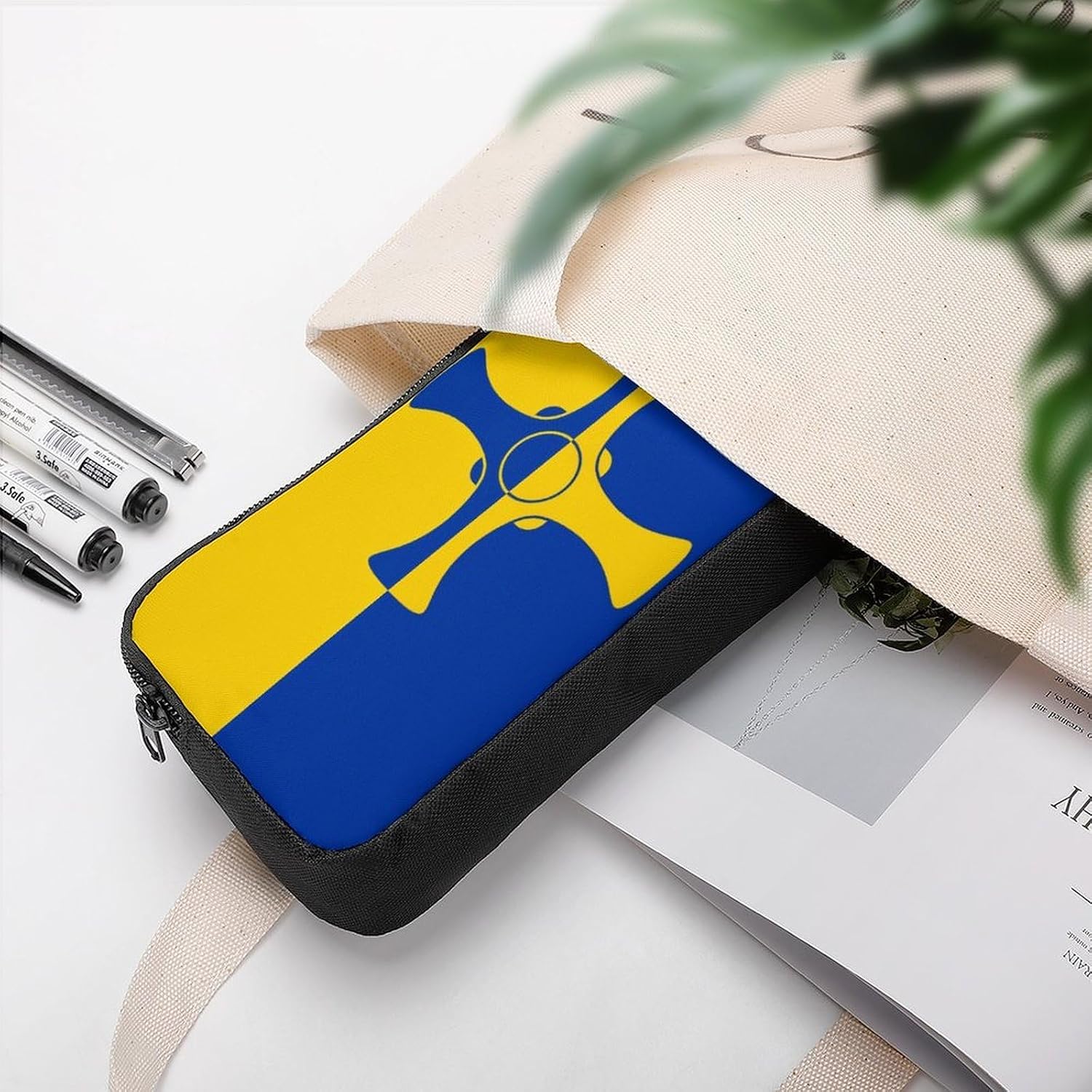 Flag of County Durham Travel Cosmetic Bag Makeup Bag image 3