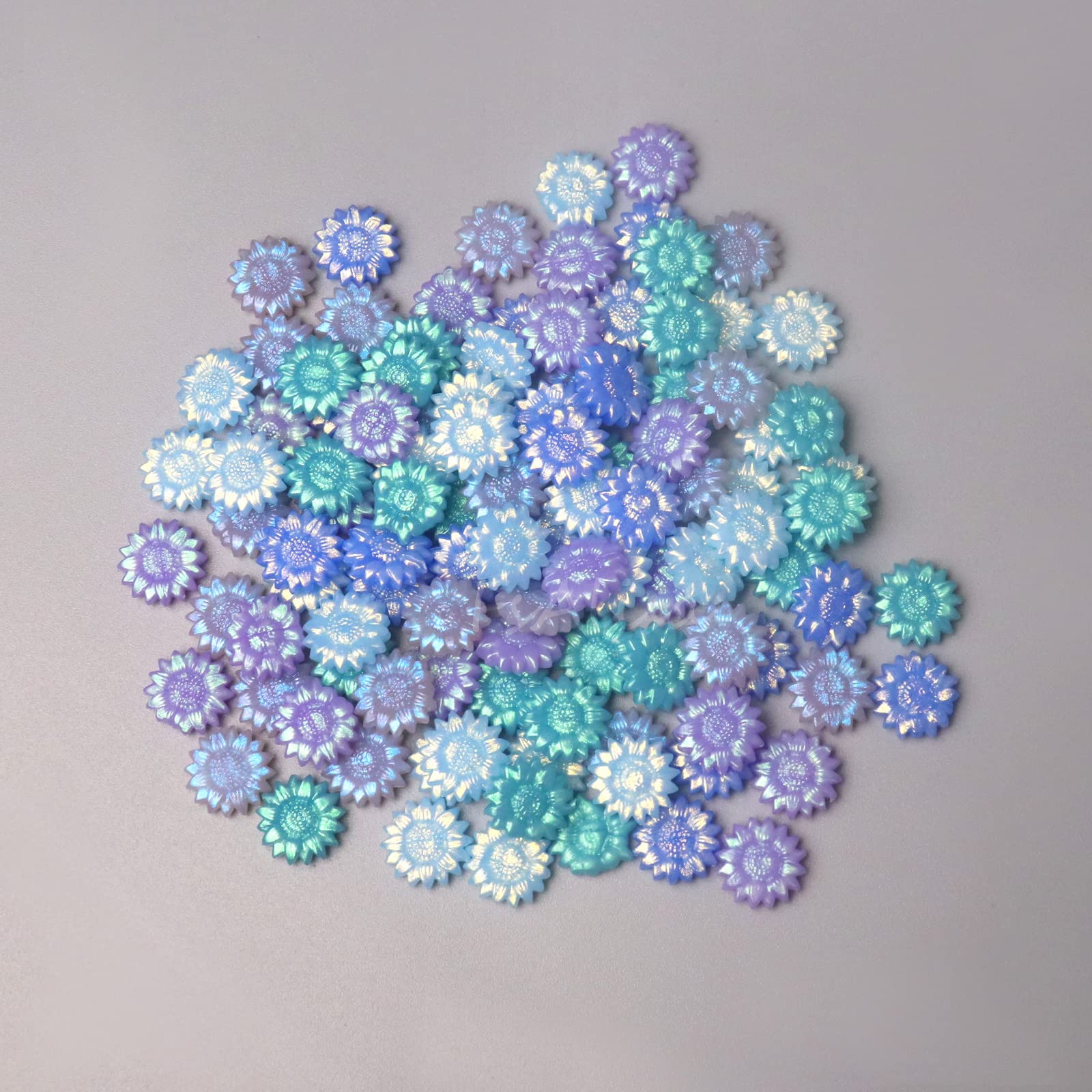 fsalisa Sunflower Sealing Wax Beads Aurora Set 200pcs, Wax Seal Beads for Wax Stamp Sealing Embellishment Christmas Cards - Image 3
