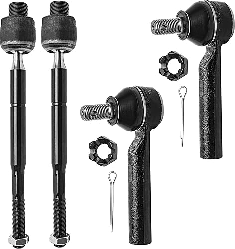 Miniatura 93 de Detroit Axle - 4 barras de acoplamiento delanteras para Chevrolet Trailblazer GMC Envoy 2002-2009 2003 2004 2005 2006 2007 2008 Reemplazo de