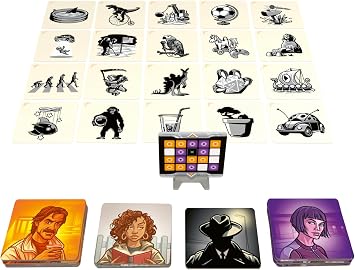 CGE Codenames: Pictures Board Game (2nd Edition) | The Top Secret Picture Association Party Game for Friends & Family Game Nights, 4+ Players