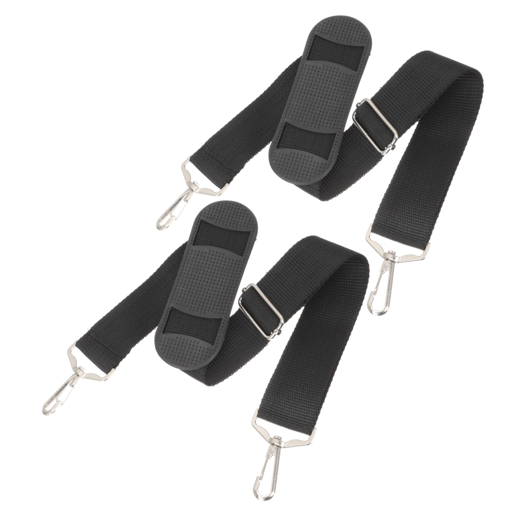 2 Pezzi Tracolla per Custodia Violino Nero Regolabile Fibbia Metallica | Canvas Resistente allo Sporco, Pulizia Semplice, per Performance All'aperto, Accessorio in Coppia