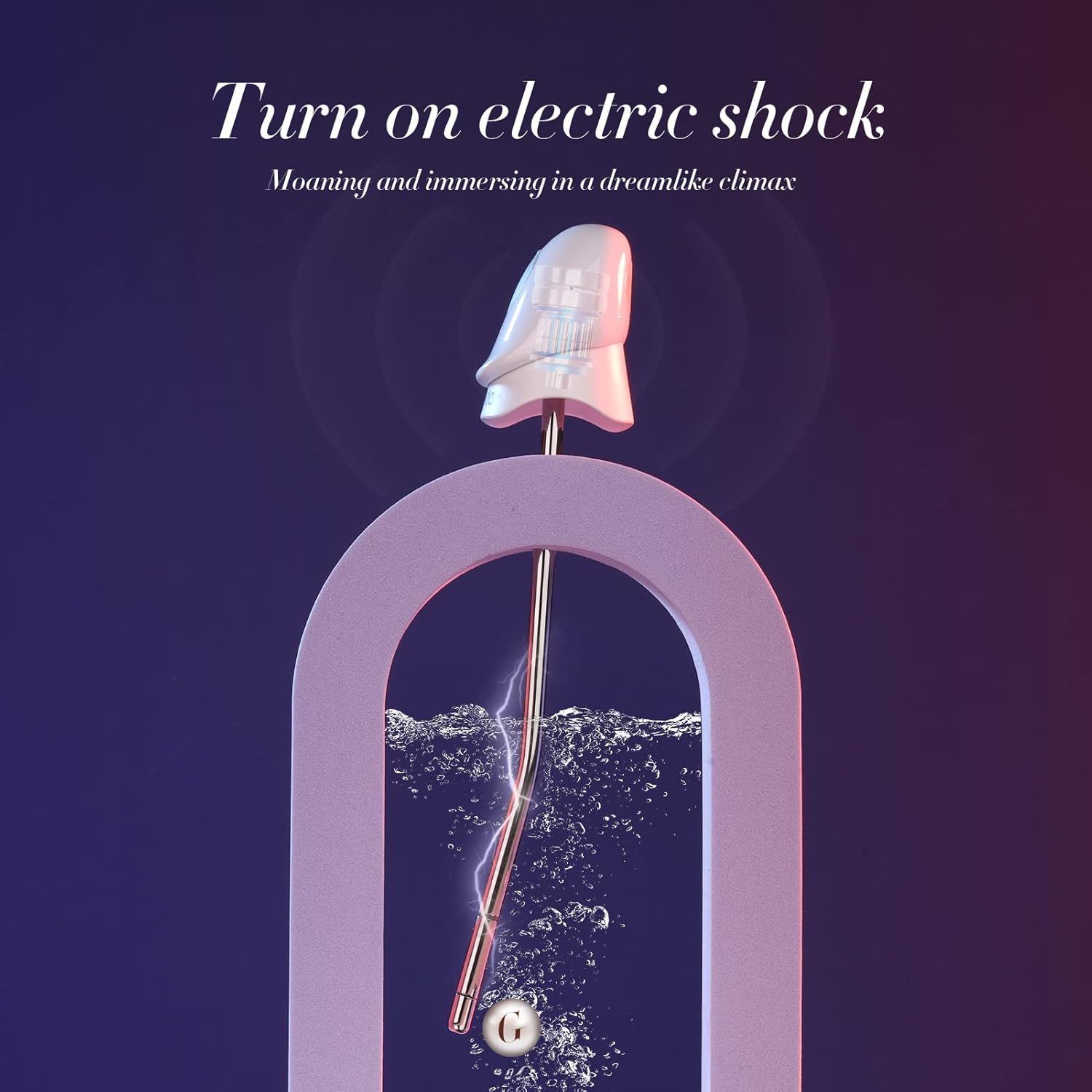 Urethral Sounds Electro Shock and Vibrating Penis Plug, Vibrating Urethral Sound Sex Toys for Male Mens