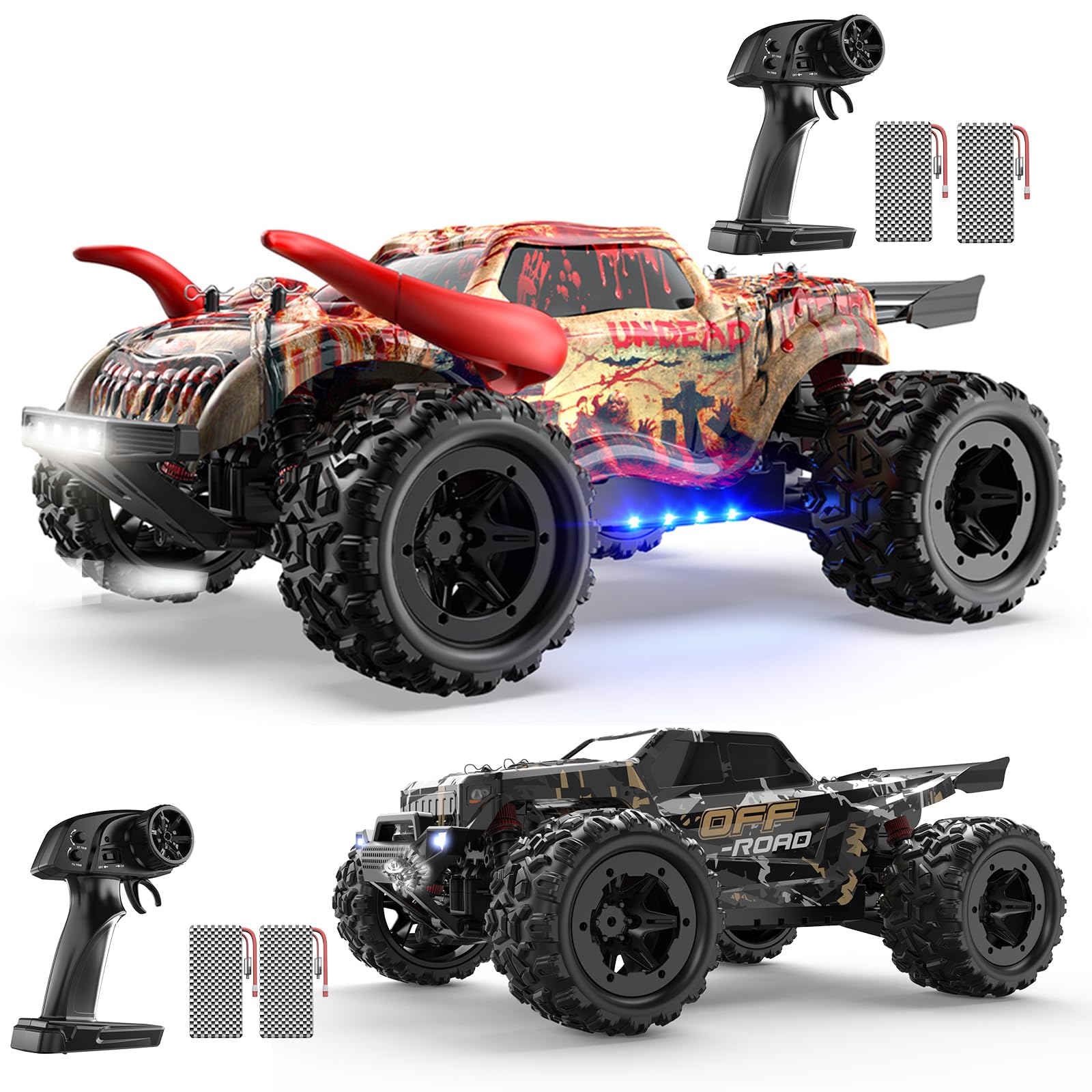 DEERC 9309 & 9311 Fast RC Cars for Adults Kids 4WD Off-Road Remote Control Truck