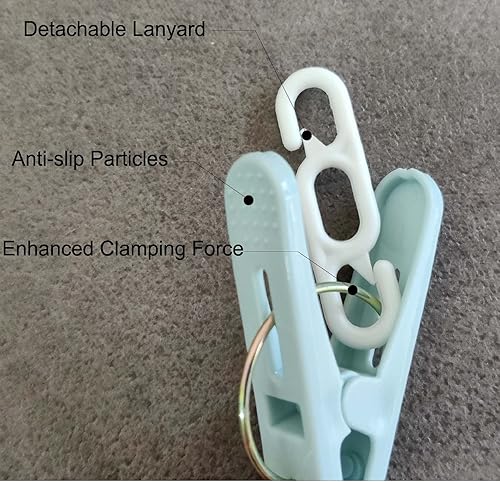 Miniatura 5 de Fineget Calcetines plegables para camisa de viaje, perchas para ropa con clips, pantalones cortos plegables, faldas y pantalones, perchas para