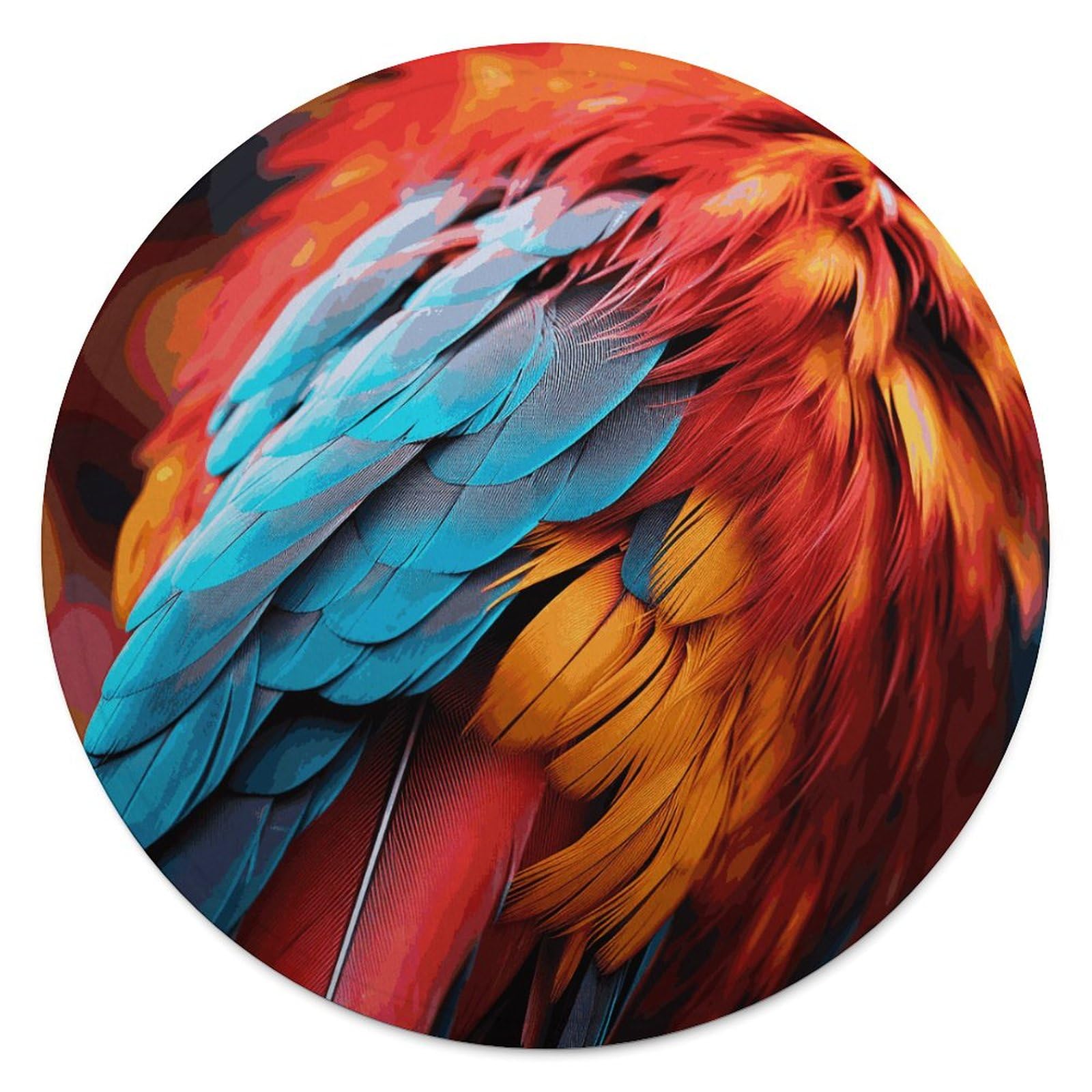 Couverture ronde douce et surdimensionnee pour meditation et camping