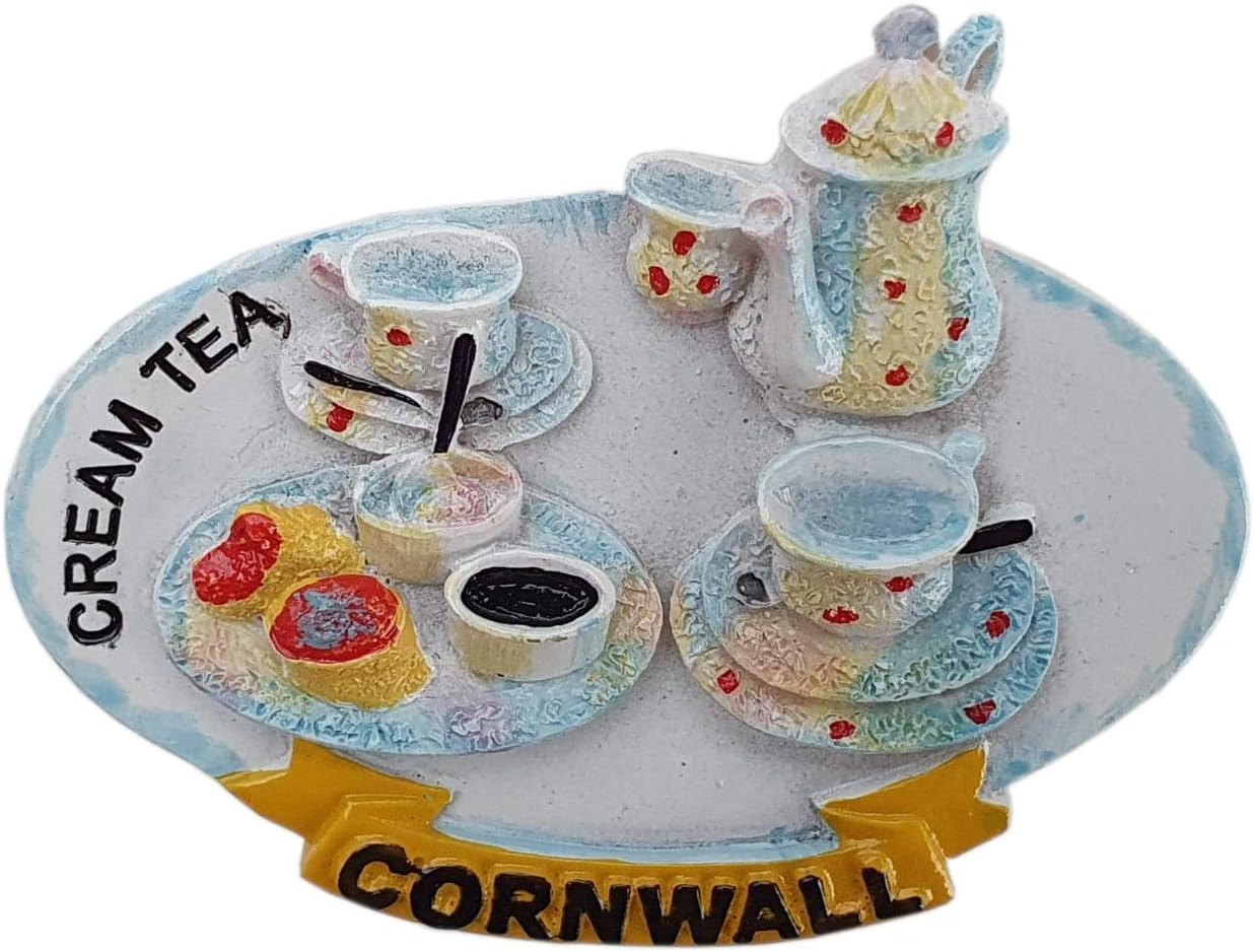 Cornwall Cream Tea Scones, Cornish Clotted Cream, Jam British UK Souvenir for
