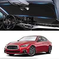 Vista 140 de Parasol, protector plegable para ventana delantera, plegable, visera para parabrisas 240T, cobertura completa para mantener el automóvil fresco