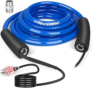 Manguera de agua de calefacción para autocaravana, sin plomo ni BPA, 1/2 de diámetro interior, la temperatura anticongelante cae a -45 °F, un gran accesorio para autocaravanas, ganado y