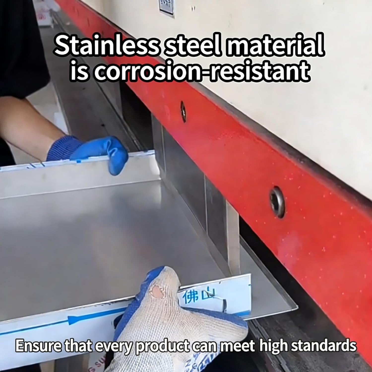 Leak Proof 0.8mm 304 Stainless Steel AC Condensate Drain Pan - Drip Tray for Air Conditioner, Washer, Hot Water Heater, Kitchen (60x110cm / 24x43in)