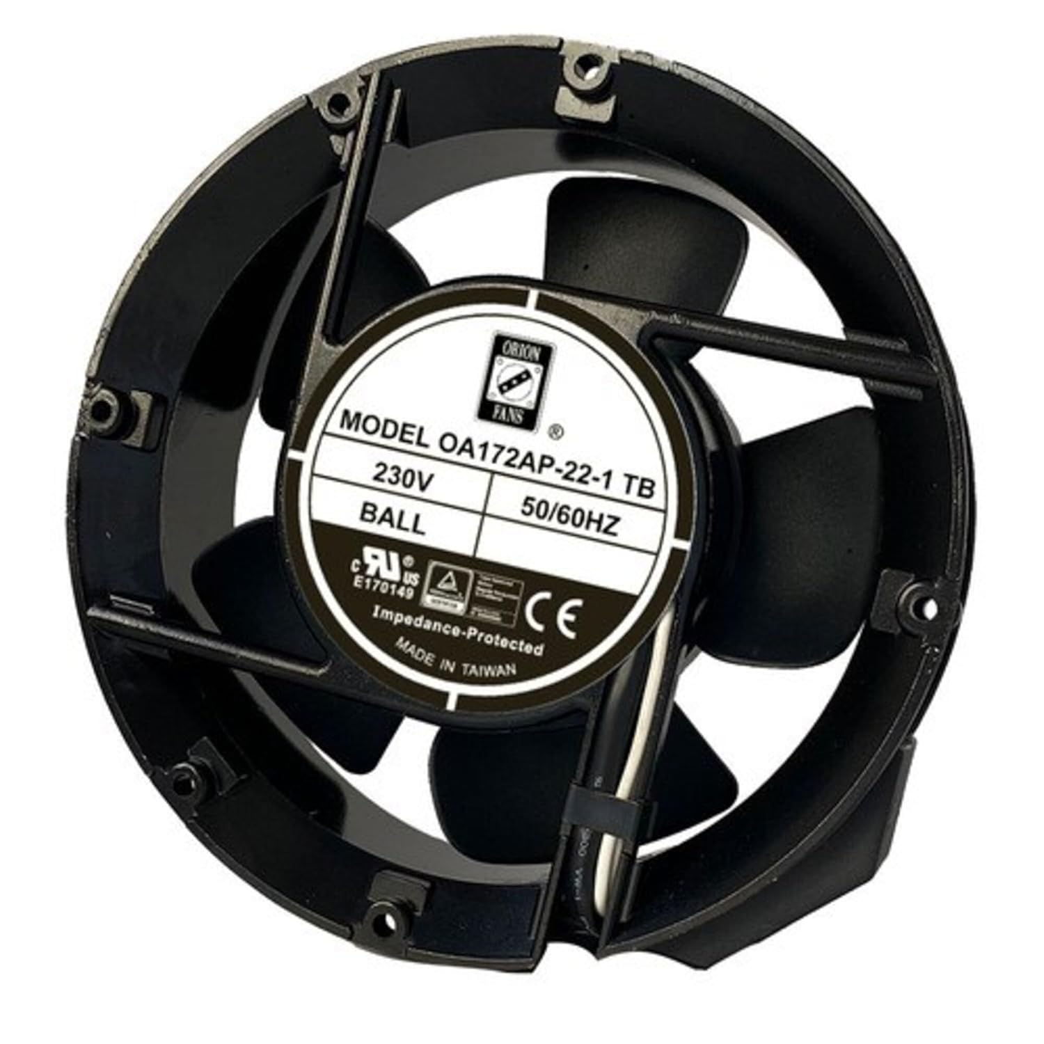 Orion Fans OA172AP-22-1TB Fans & Blowers Fan 172x51 220VAC Ball Term 235cfm