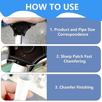 PPR Pipe Calibrator, ABS Manual Chamfer Tool 16 20 25MM Plastic Pipe Reamer