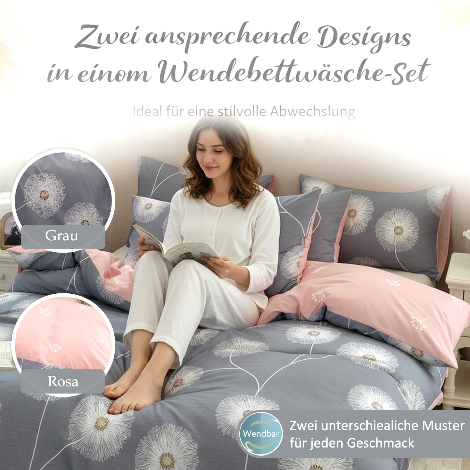 Biancheria da letto, copripiumino in 100% cotone, 135 x 200 cm, 155 x 220 cm, 200 x 200 cm, 200 x 220 cm, colore: arancione, dimensioni: 155 x 220 cm