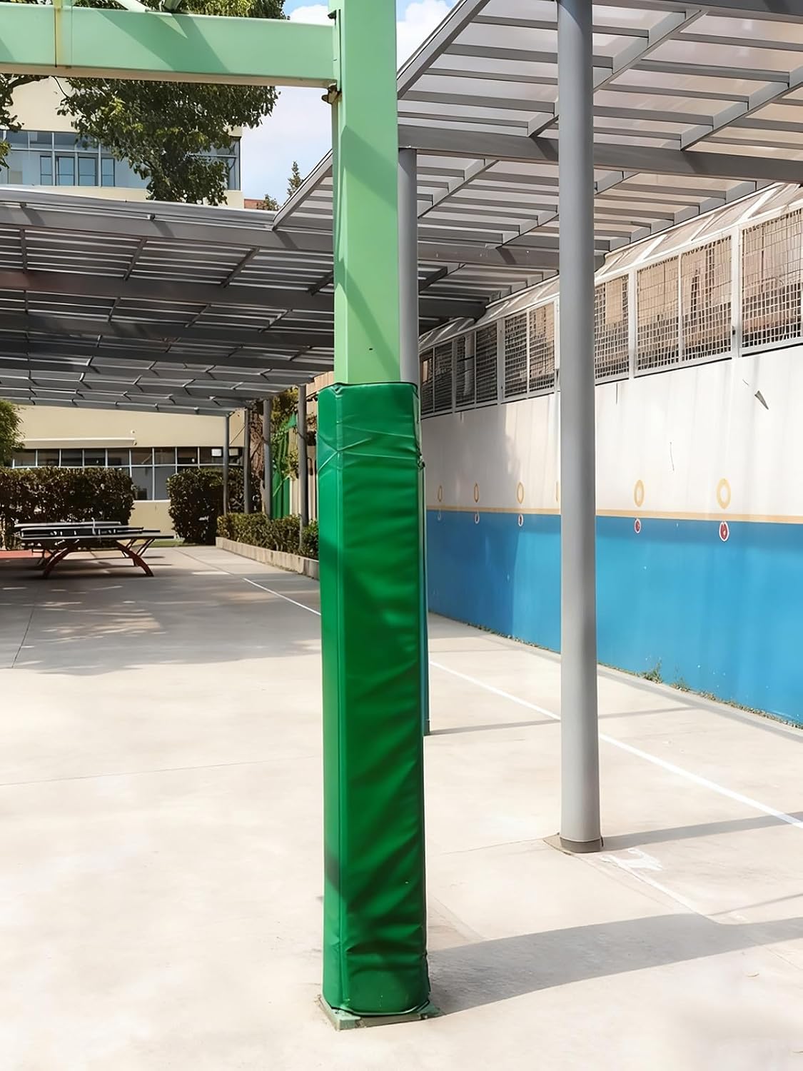 ZAQYCM Customizable Basketball Rod Pads 6ft Tall, Universal Wrap Around Pole Protective Pads for Square Post 3x3 4x4 5x5 6x6 7x7 8x8 9x9 10x10 Inch Garage Basement Pillars