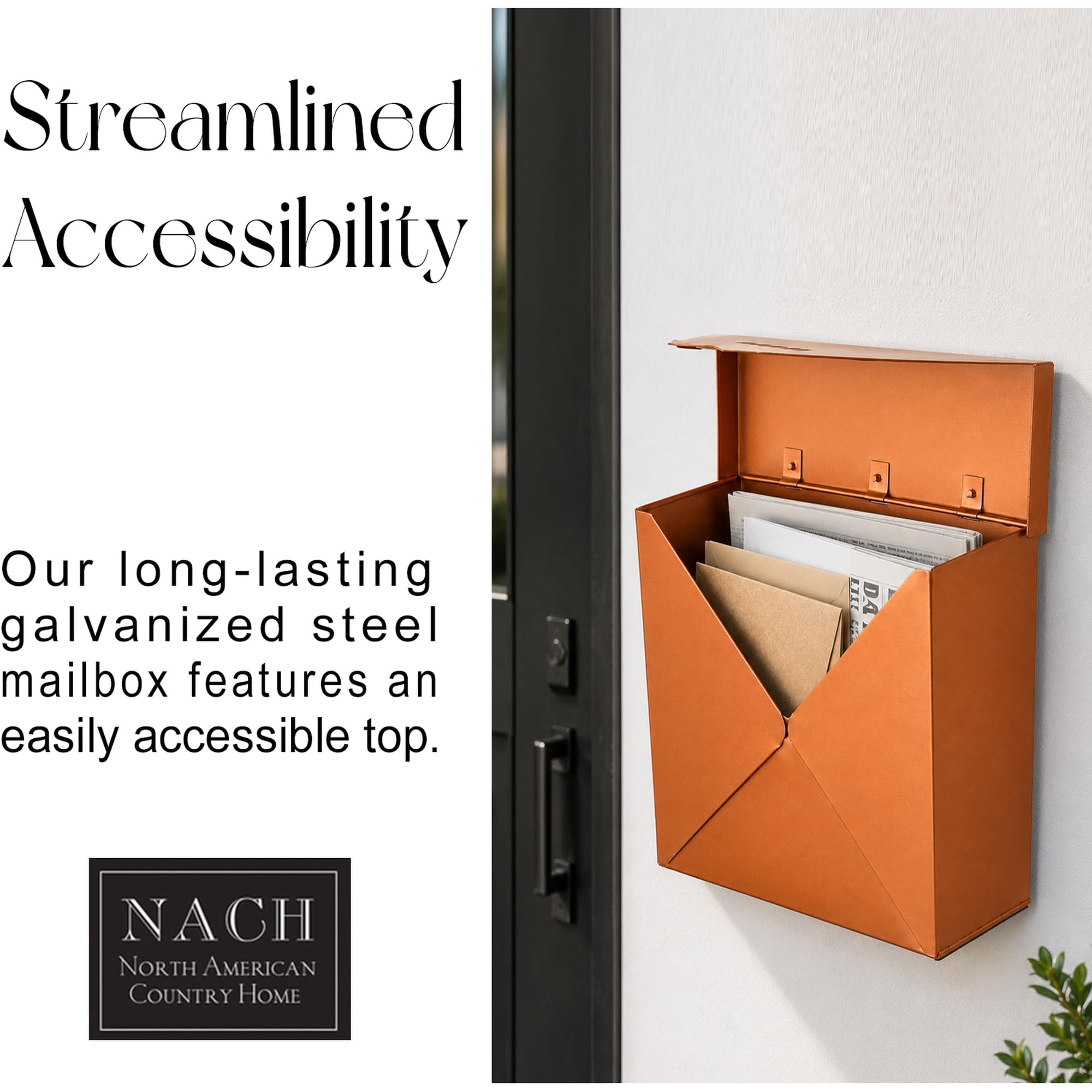 Waterproof Mailboxes Snapklik.com : NACH Mailboxes For Outside Wall Mount, 10 X 10 X 4 Inch ...
