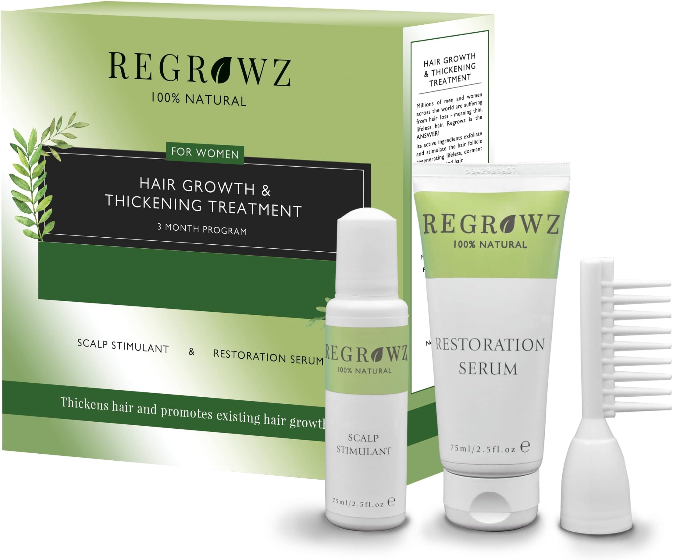 REGROWZ Women's Natural Hair Regrowth
