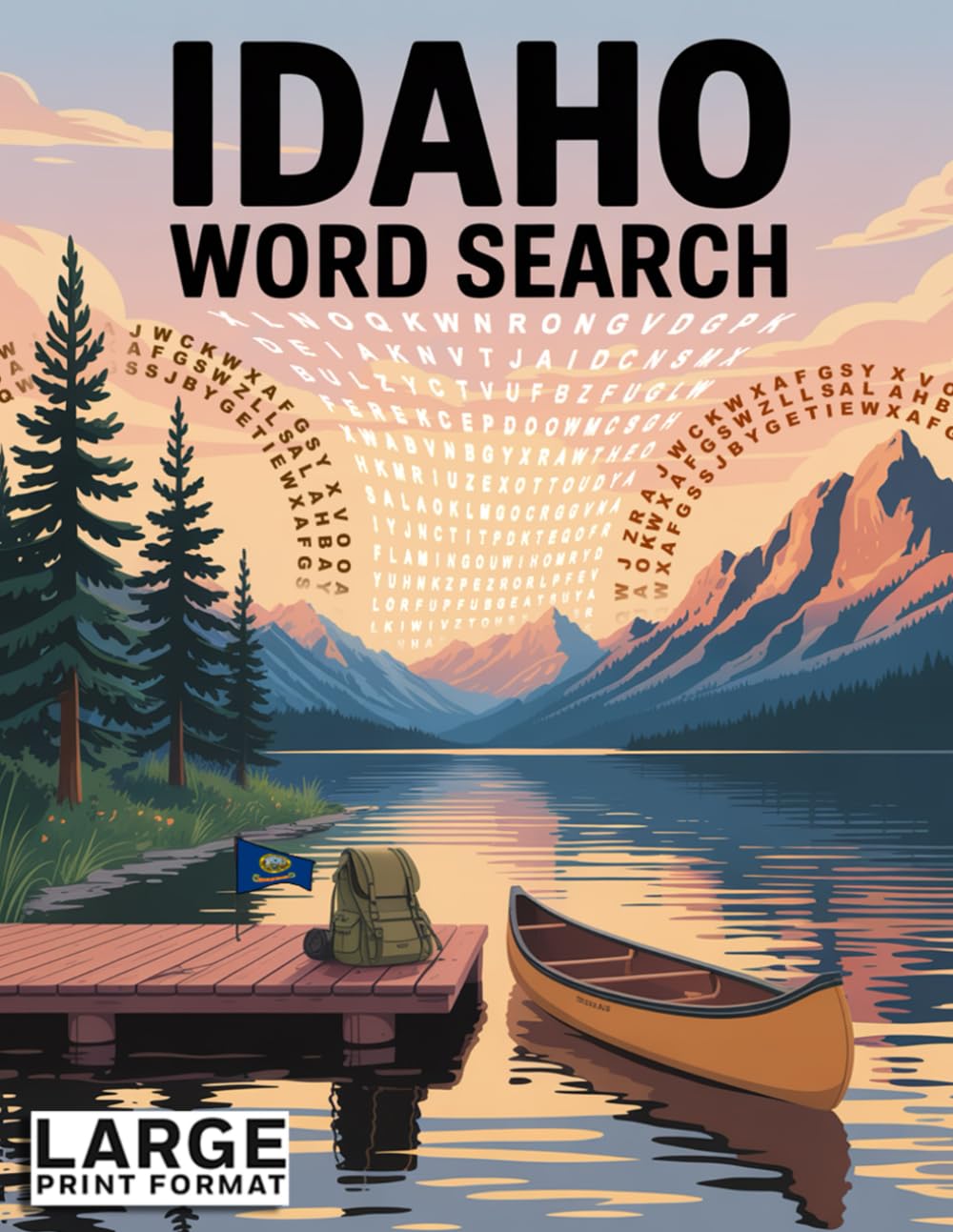 Word search Book for Idaho State | Large Print Gift | Word Find Book For Adults, Seniors And Teens | Brain Training Book: Test Your Knowledge of Your