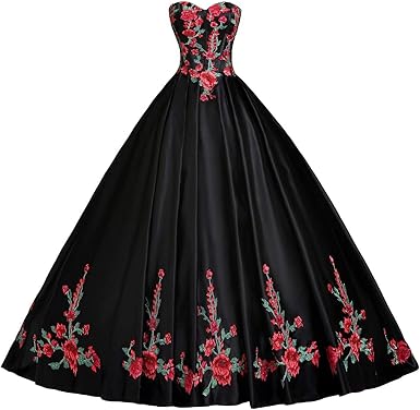 amazon red ball gown