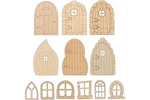 Unpainted Fairy House Doors and Windows: Unleash Your Creative Spirit