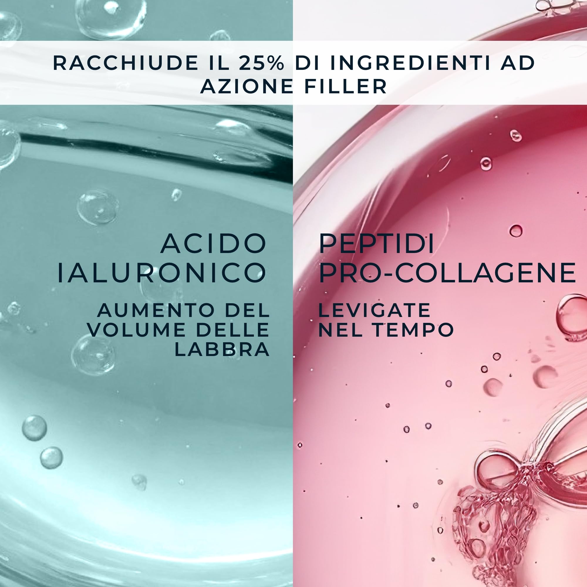 RoC Derm Correxion Volumizzante Labbra | Balsamo Rimpolpante con Acido Ialuronico e Peptidi di Collagene | 10 ml