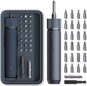 HOTO kit cacciavite elettrico 3.6V 25 punte per casa