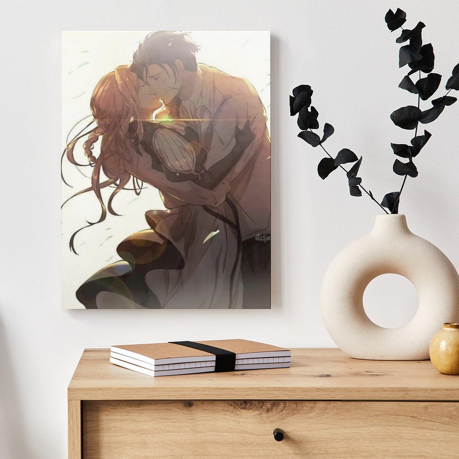 中古　ヴァージル　桐生院ヴァン　布ポスター　BLACK Garden Amazon.co.jp: ヴァイオレットエヴァーガーデン イラスト 掛け絵
