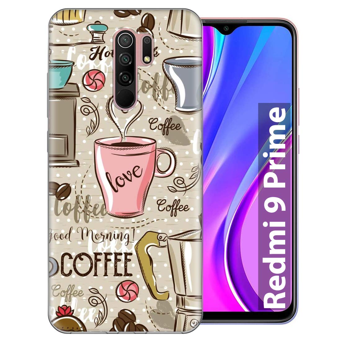 Fashionury Printed Soft Silicone Designer Pouch Mobile Back Cover for Poco M2 Reloaded/Poco M2/ Redmi 9 Prime Case and Covers | for Boys & Girls -P035 - Multi-Coloured (B08J7WTWMG) Amazon Price History, Amazon Price Tracker