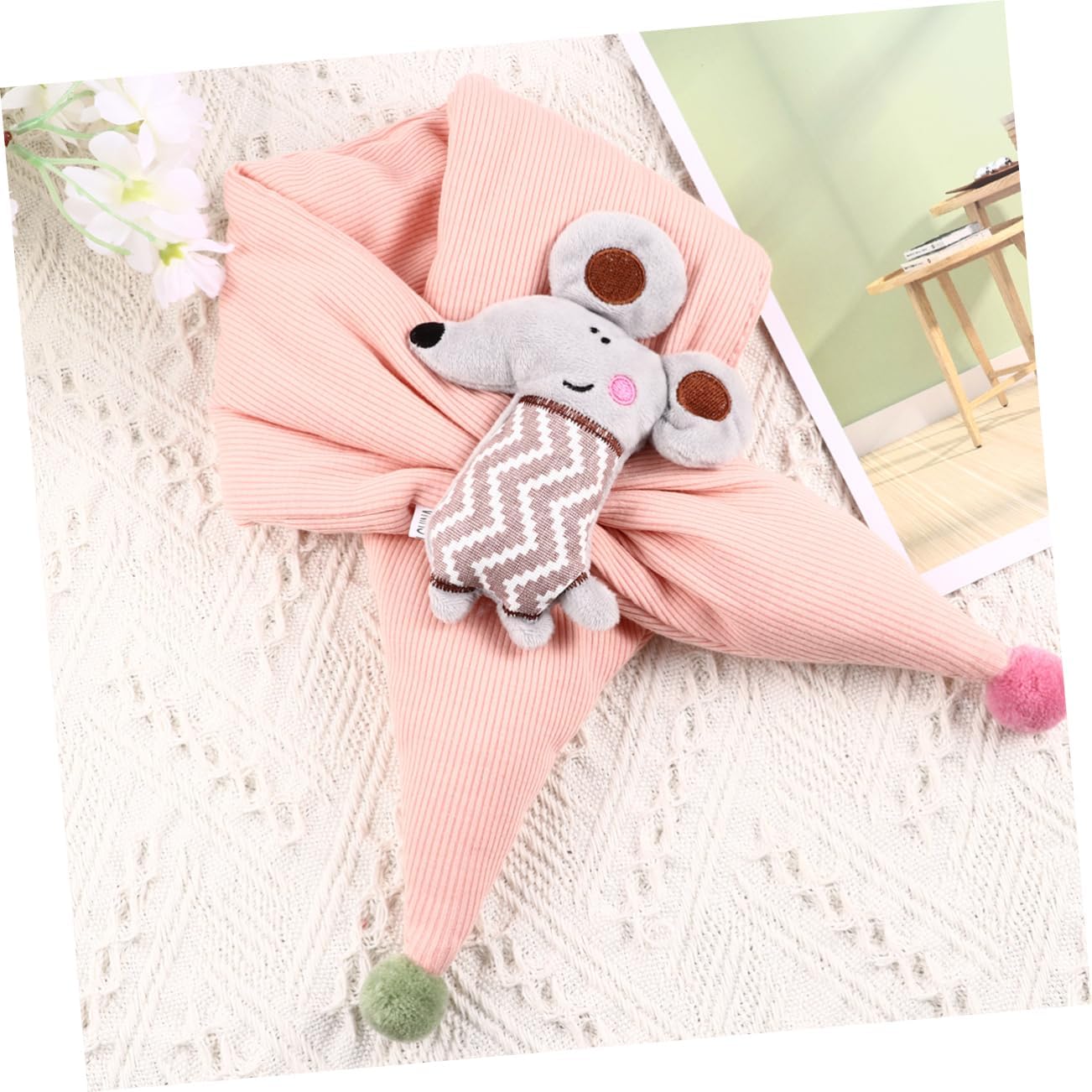 CALLARON 2pcs Casual Scarf Birthday Cross Children Scarf Collars Korean Version Baby