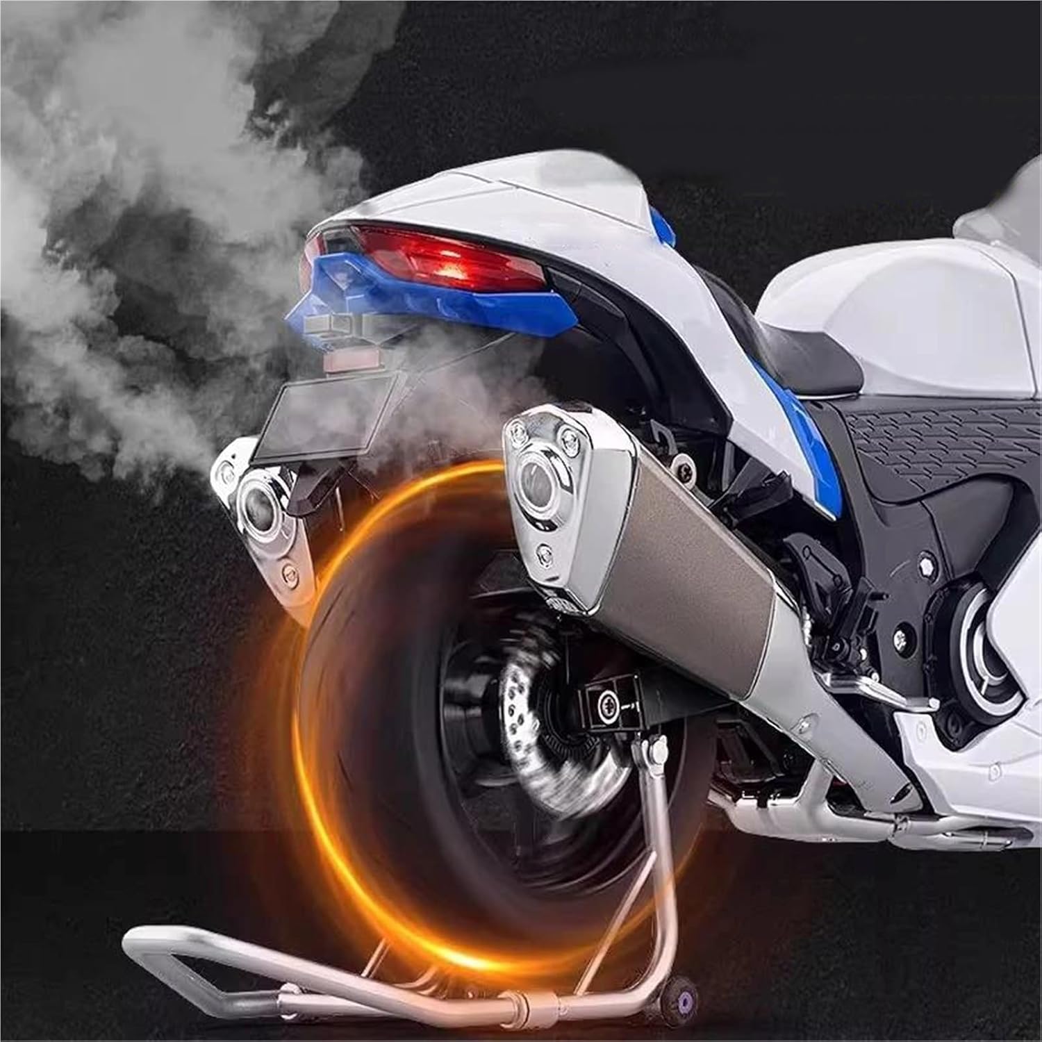Collection Collection Series Motorcycle Model Alloy Toy Gift 1/6 for Suzuki for Hayabusa(Black)