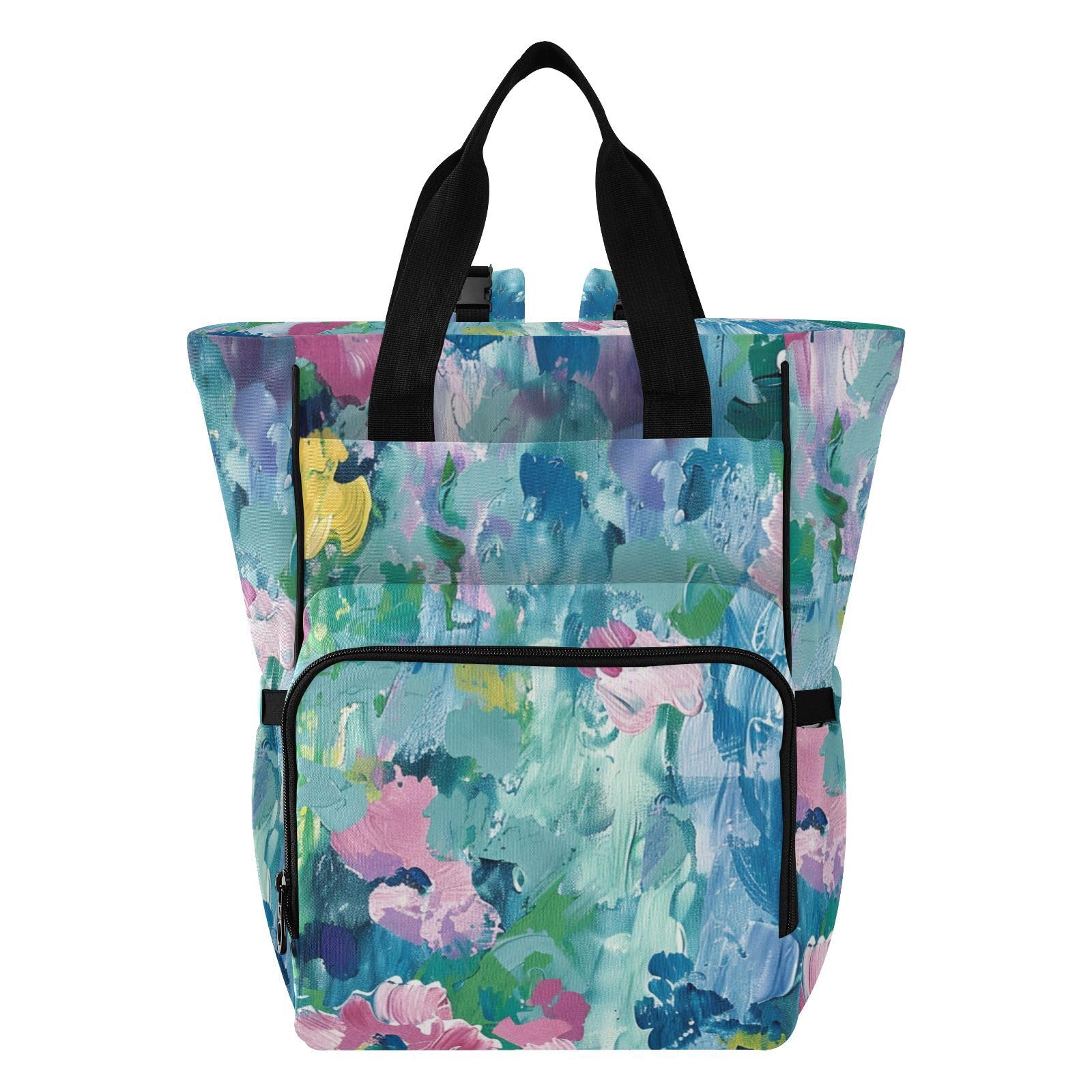 Zaino da viaggio per neonata/ragazzo fiori