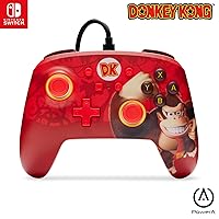 PowerA Controller cablato avanzato per Nintendo Switch - Muscolo di Donkey Kong