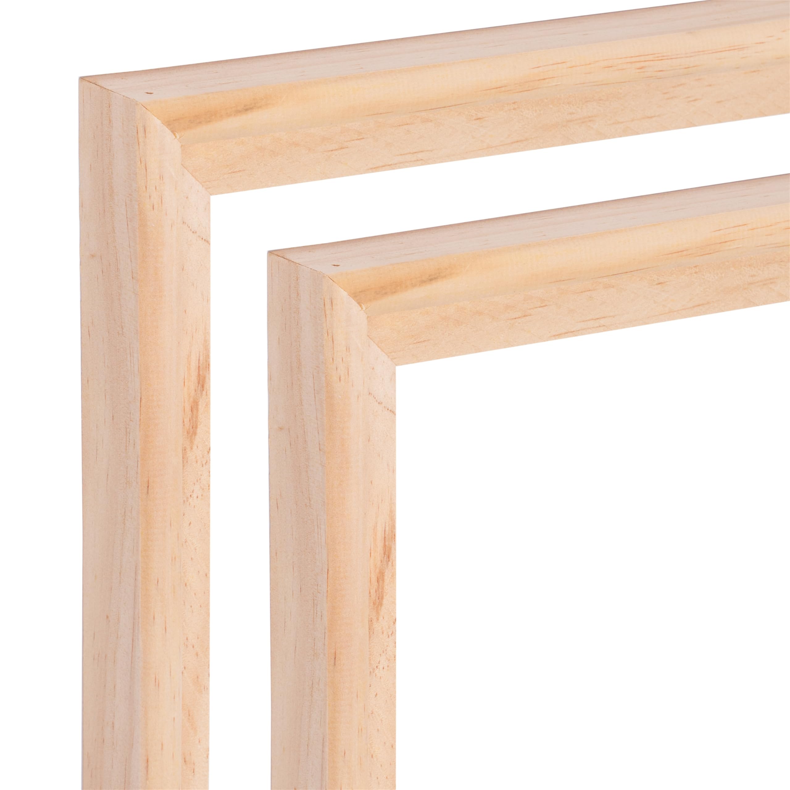 2 cornici in legno di pino non trattato per quadri, in formato 50 x 70 cm