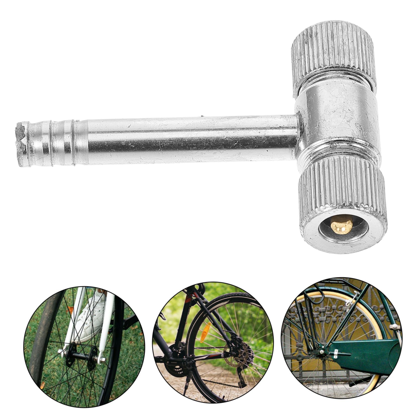 PLAFOPE Sturdy Carbon Steel Tire Chuck Air Compressor Tire Inflator Bike Motorcycles