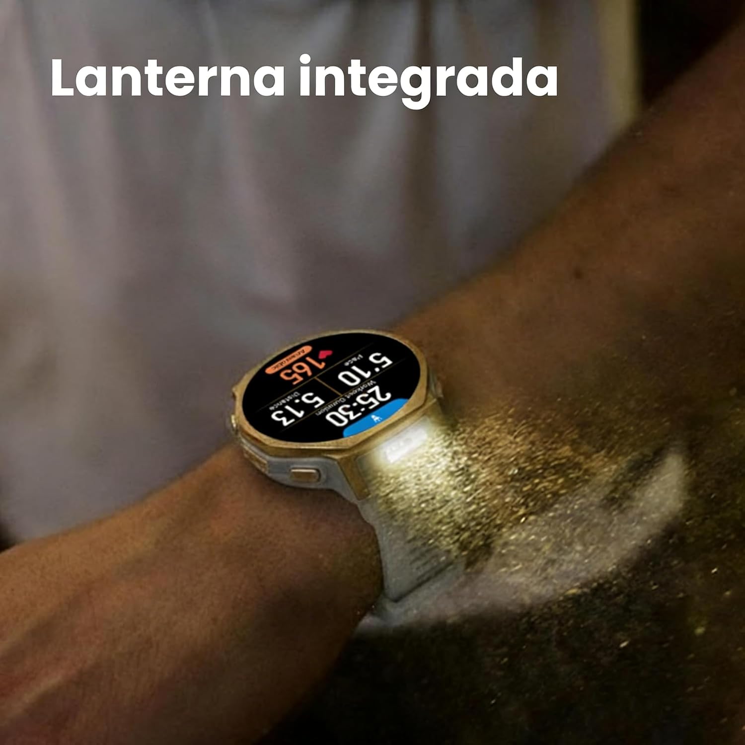 Amazfit T-Rex 3 Pro 48mm Relógio Inteligente Outdoor 10 ATM, 180+ modos, AMOLED, GPS, bateria 25 dias, para Android e iOS (Preto)