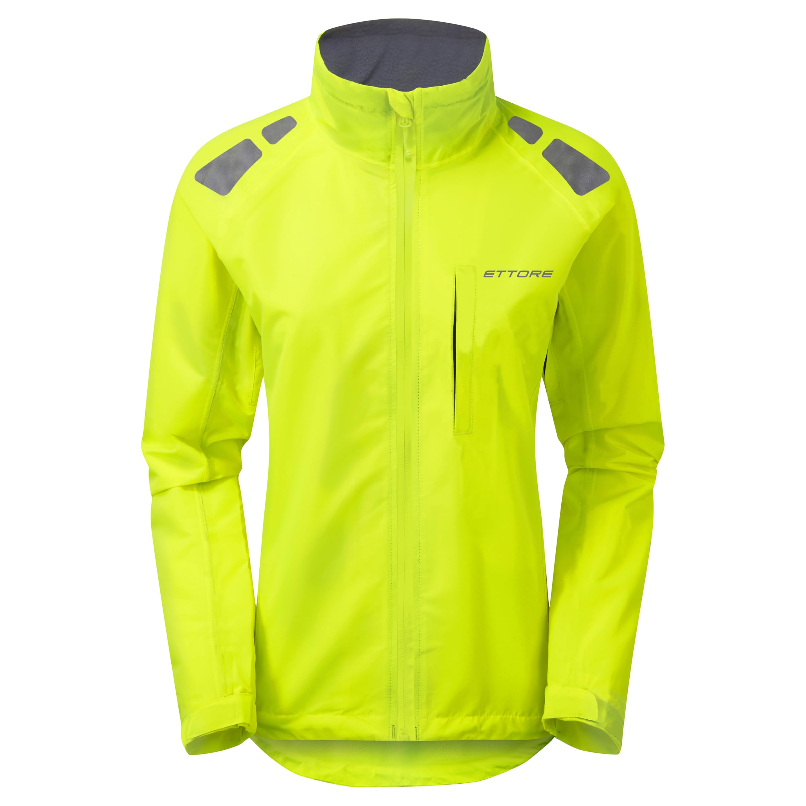 Ettore Veste Cycliste Femme Imperméable Respirante Haute Visibilité – Night Eagle Evo – Jaune