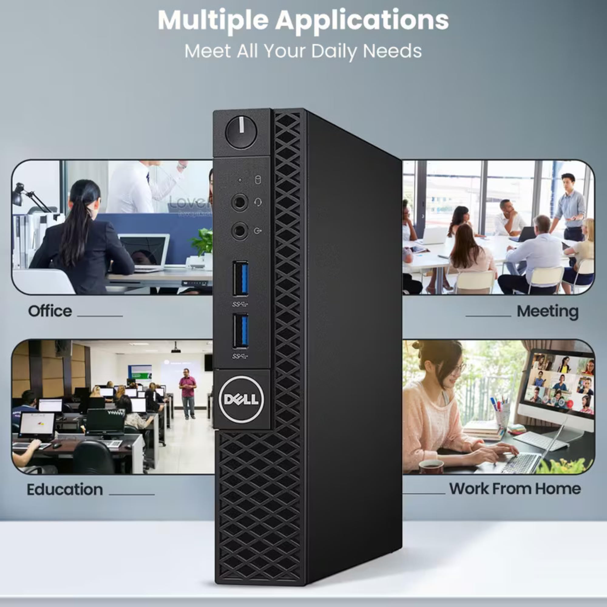 Amazon.com: Dell 3060 Micro Desktop Computer — Intel Core i3-8100t