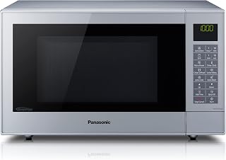 Panasonic CT57 Slim Combination Microwave Oven & Grill with Turntable, 27 Litres, 1000 W Power, 29 pre-set menus, Silver