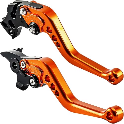 KAX Palancas cortas de freno y embrague, 2 piezas aptas para Bajaj DOMINAR 400 Pulsar 200NS 2012-2015200RS 2015-2016200AS 2015-2016 Husqvama
