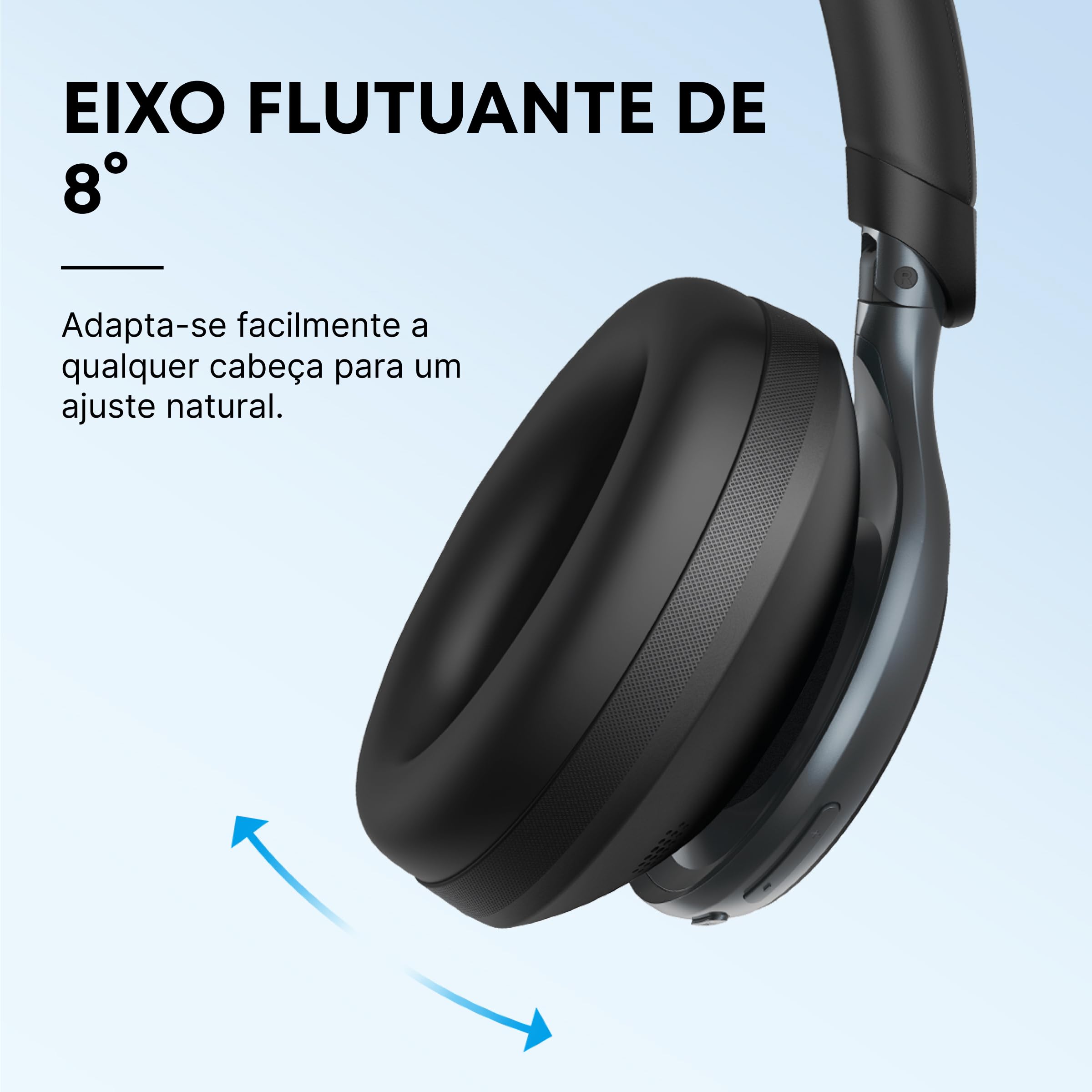soundcore Space One da Anker, Fone de Ouvido Bluetooth 5.3 com ANC