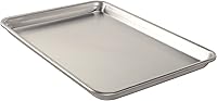 Nordic Ware Natural Jelly Roll Pan - Pure Aluminum Bakeware for Even Browning, Warp-Resistant Rim, USA Made