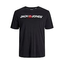 JACK & JONES JJECORP LOGO TEE SS CREW NECK NOOS PLS, T-Shirt Uomo, Nero (Black), 2XL