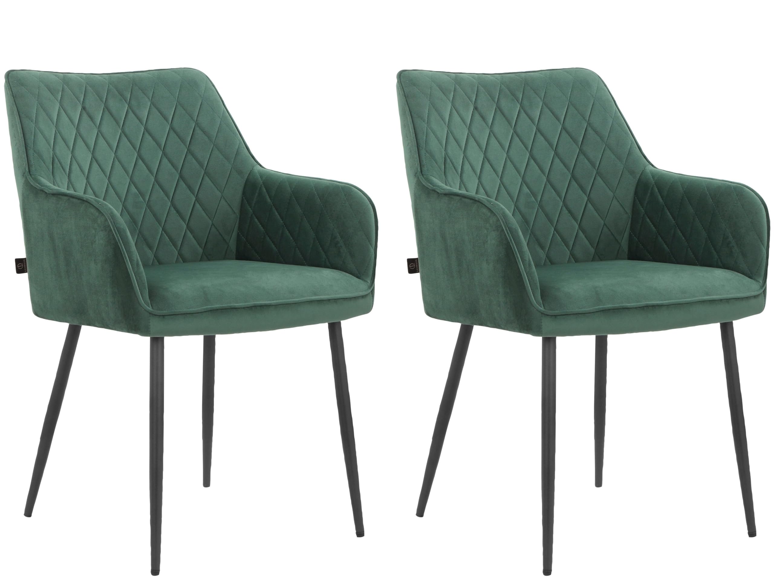 Dorel Home Elvira Set Of 2 Velvet Dining Chairs