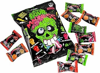Sour Madness Skull Shape Candy Extreme Sour Take The Challenge 60g (Imported)
