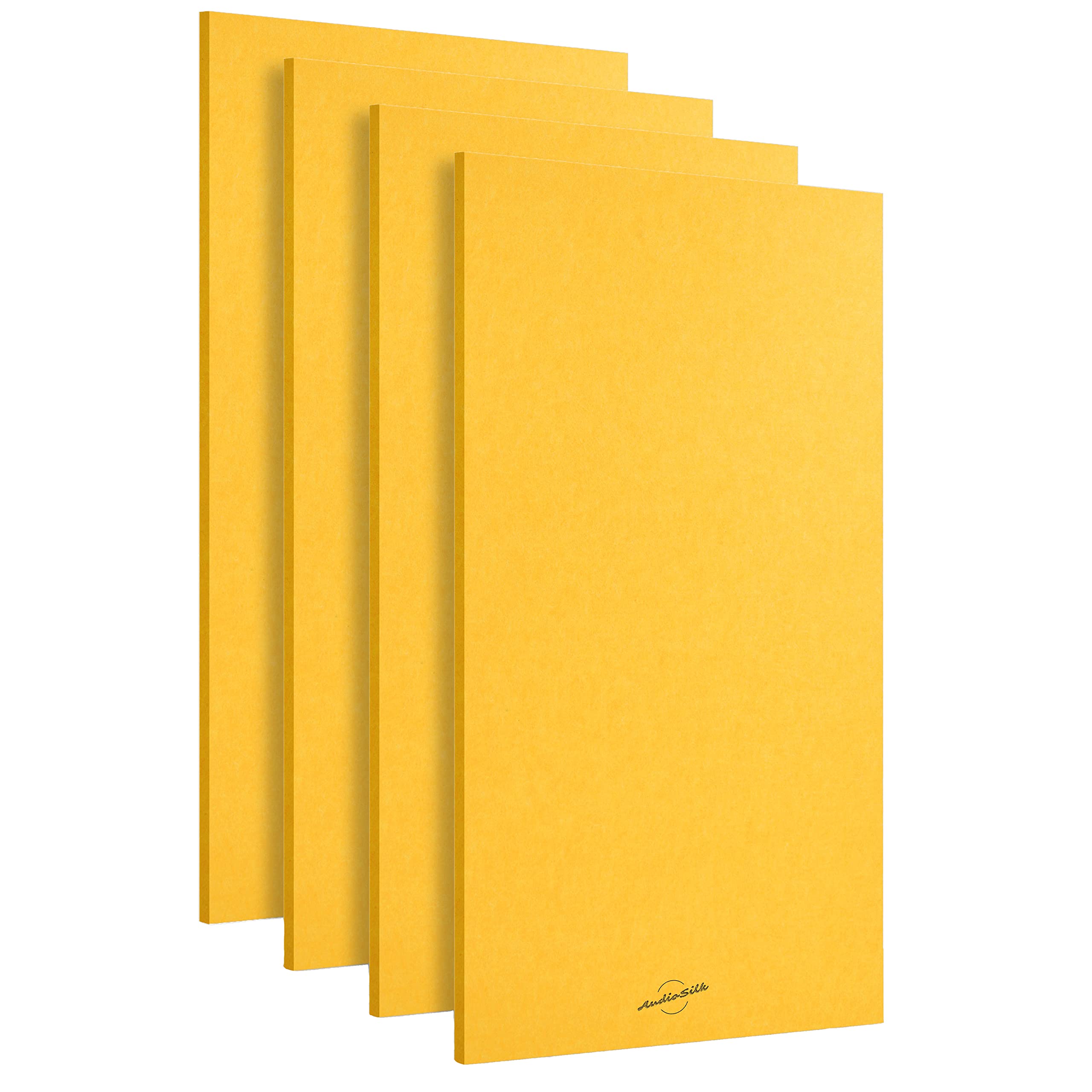Acoustic Panels, 4 Pack ROOM KIT, Large, 46" x 23", Yellow