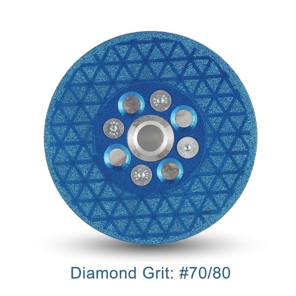 Diamentowa tarcza tnąca do szlifierki kątowej, brzeszczot tarczowy 100/115/125 mm do marmuru, betonu i płytek ceramicznych(Blue,58-11x125MM)
