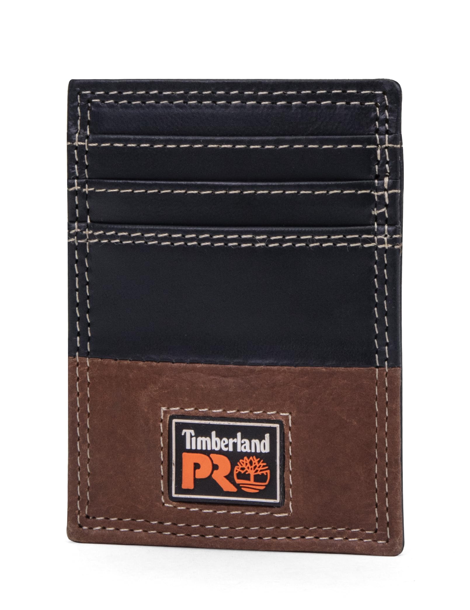 Timberland PRO Herren Leder-Fronttasche mit Geldklammer Zubehör, Teakholz, Einheitsgröße