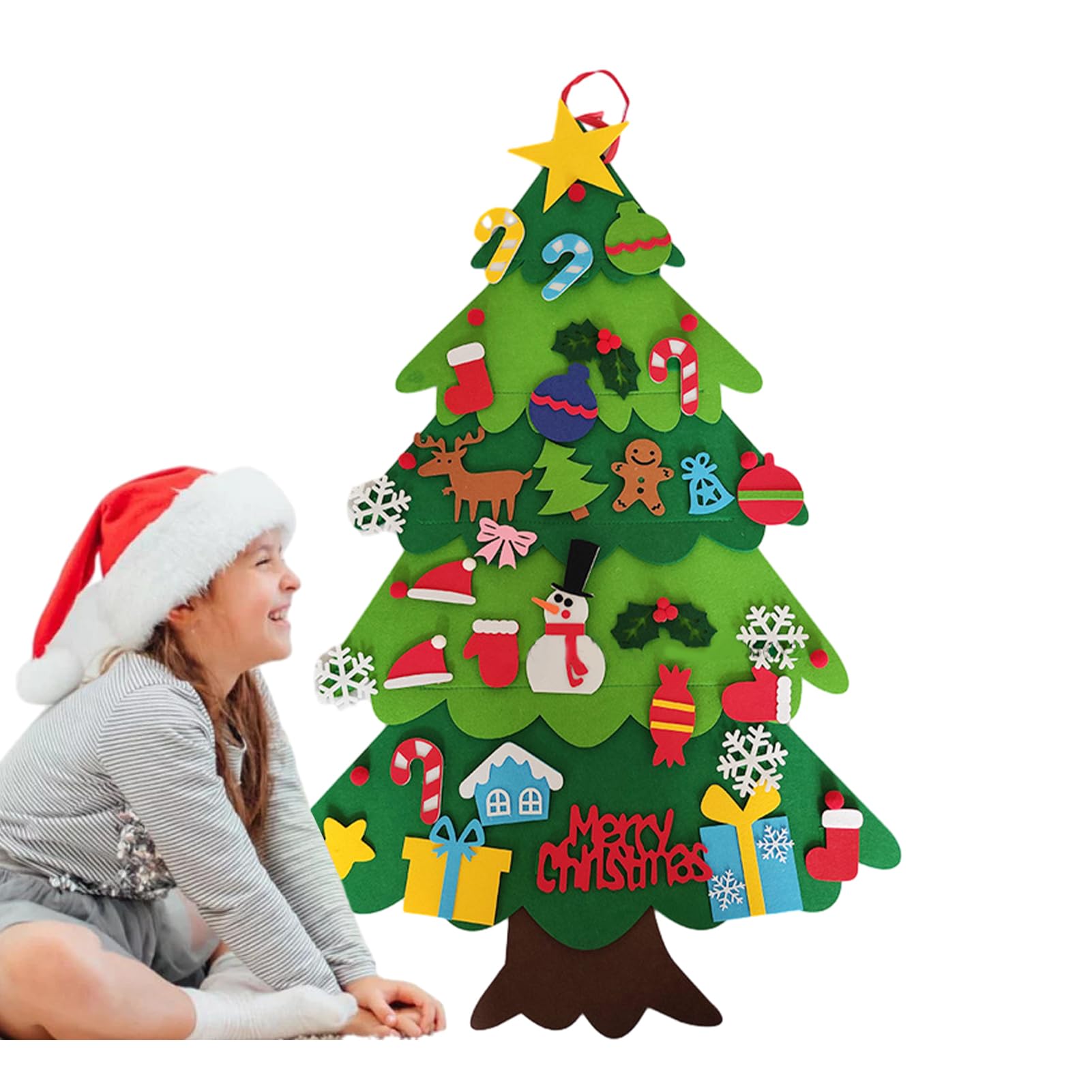 TOYMYTOY 1 セット　フェルト　クリスマスツリー Amazon.co.jp: DIY フェルトクリスマスツリーセット