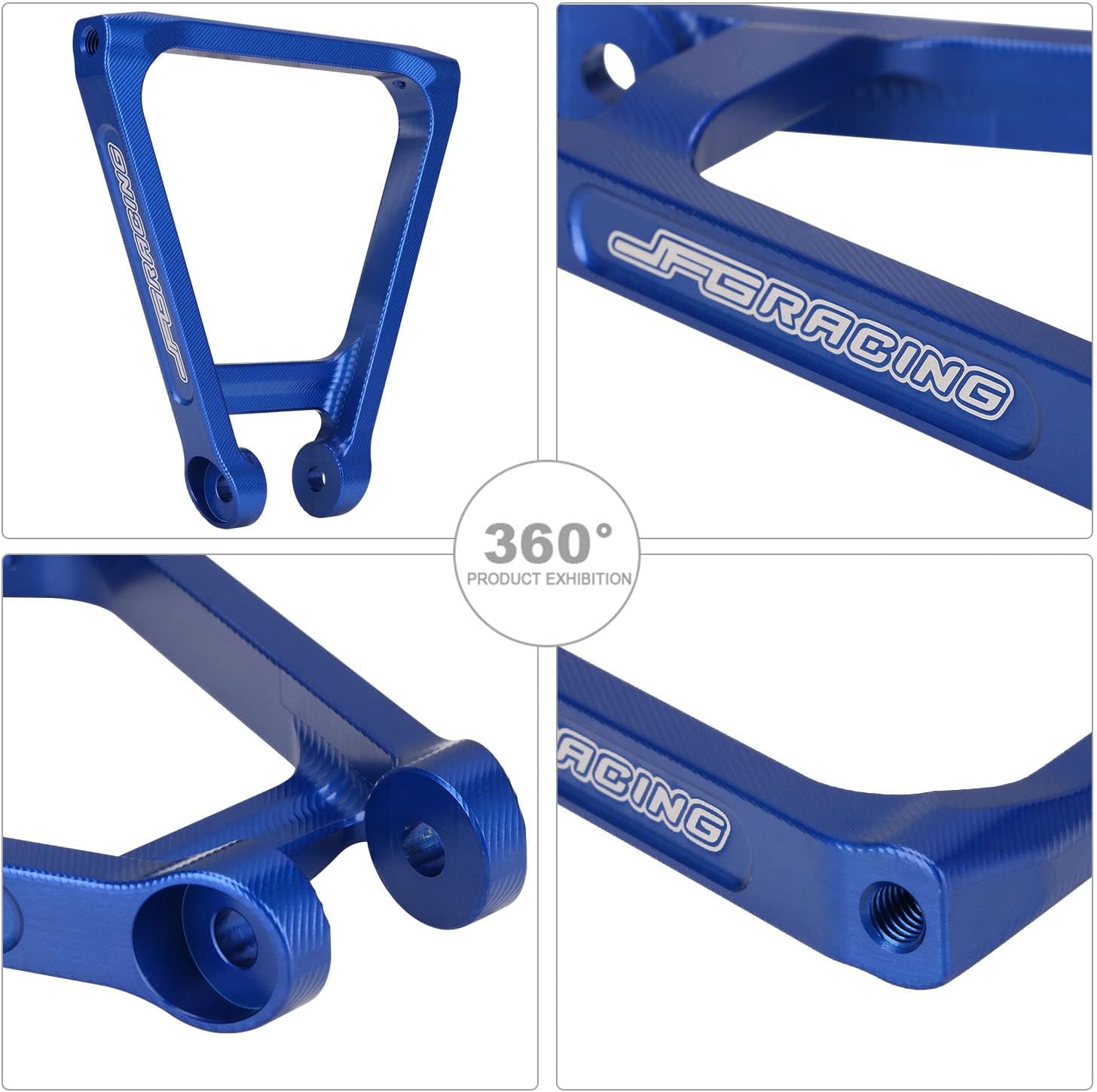 JFG RACING Sur Ron Suspension Linkage + Triangle Link Kit Set Motorcycle Rear Shock Suspension Link Kit Compatible To Sur Ron X X160 X260 Electric Dirt Bike POLARSEA BLUE